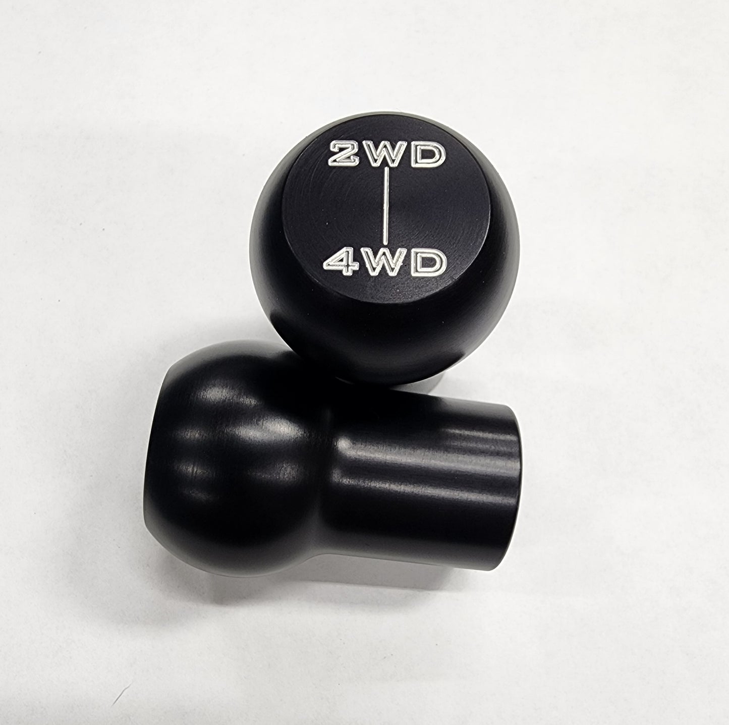 2WD 4WD shift knob Machine engraved