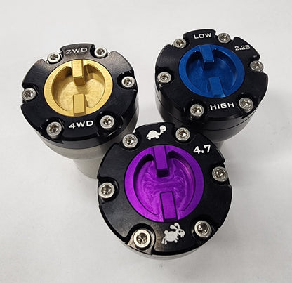 Small locking hub shift knob all Black Purple dial "Pre-Order"